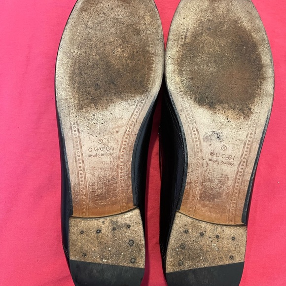 Gucci Women's Brixton Horsebit Convertible Slip-On Loafer Sz  37/7 Black - Picture 9 of 11